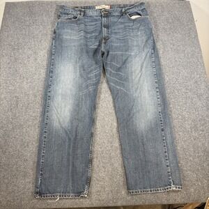 Levi's Jeans Mens 44x32 (Fits 42x32) Blue 559 Relaxed Straight Faded Y2K Denim